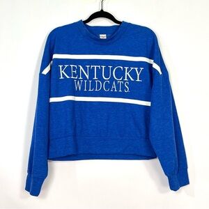 Sideline Apparel Royal Blue University of Kentucky UK Wildcats Swearshirt Sz M
